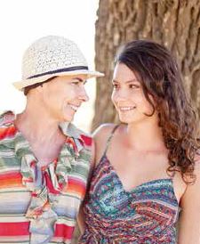 Cancer Center Patient Laurie and daughter Cancer Center Patient Laurie and daughter