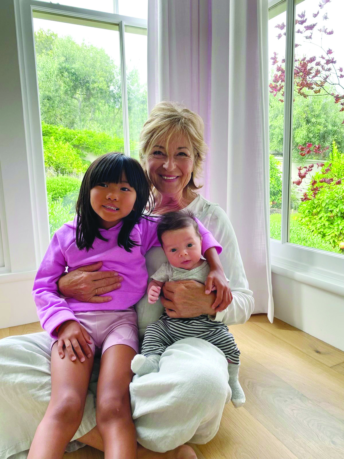 Cindie Medak with grandchildren